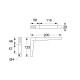 WOODEN SHELF BRACKET 20x12.5cm / BEECH WOOD WOODEN SHELF BRACKETS